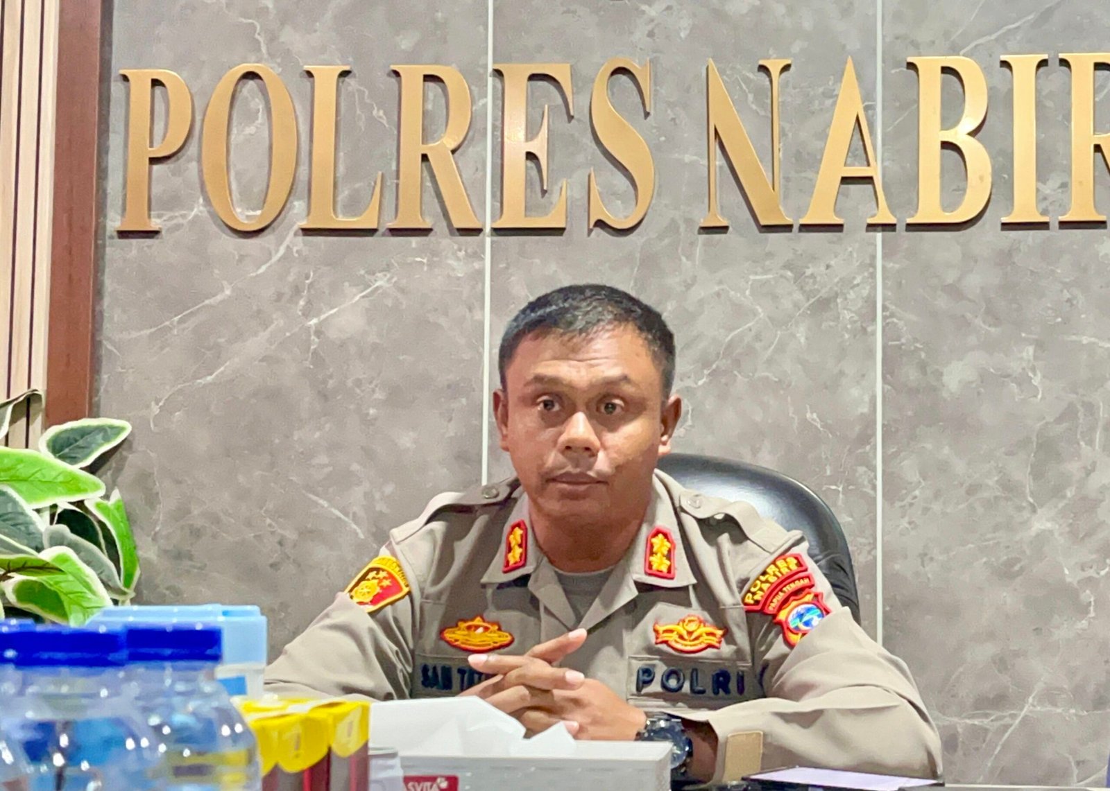 Kapolres Nabire Mediasi Konflik Antar Ojek di Pangkalan OYEHE, Situasi Berhasil Kondusif