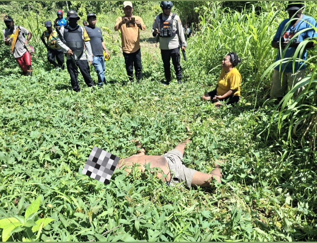 Mayat Pria Tanpa Identitas Ditemukan di Area Galian Wanggar, Polisi Telusuri Dugaan Kematian Tak Wajar di Nabire