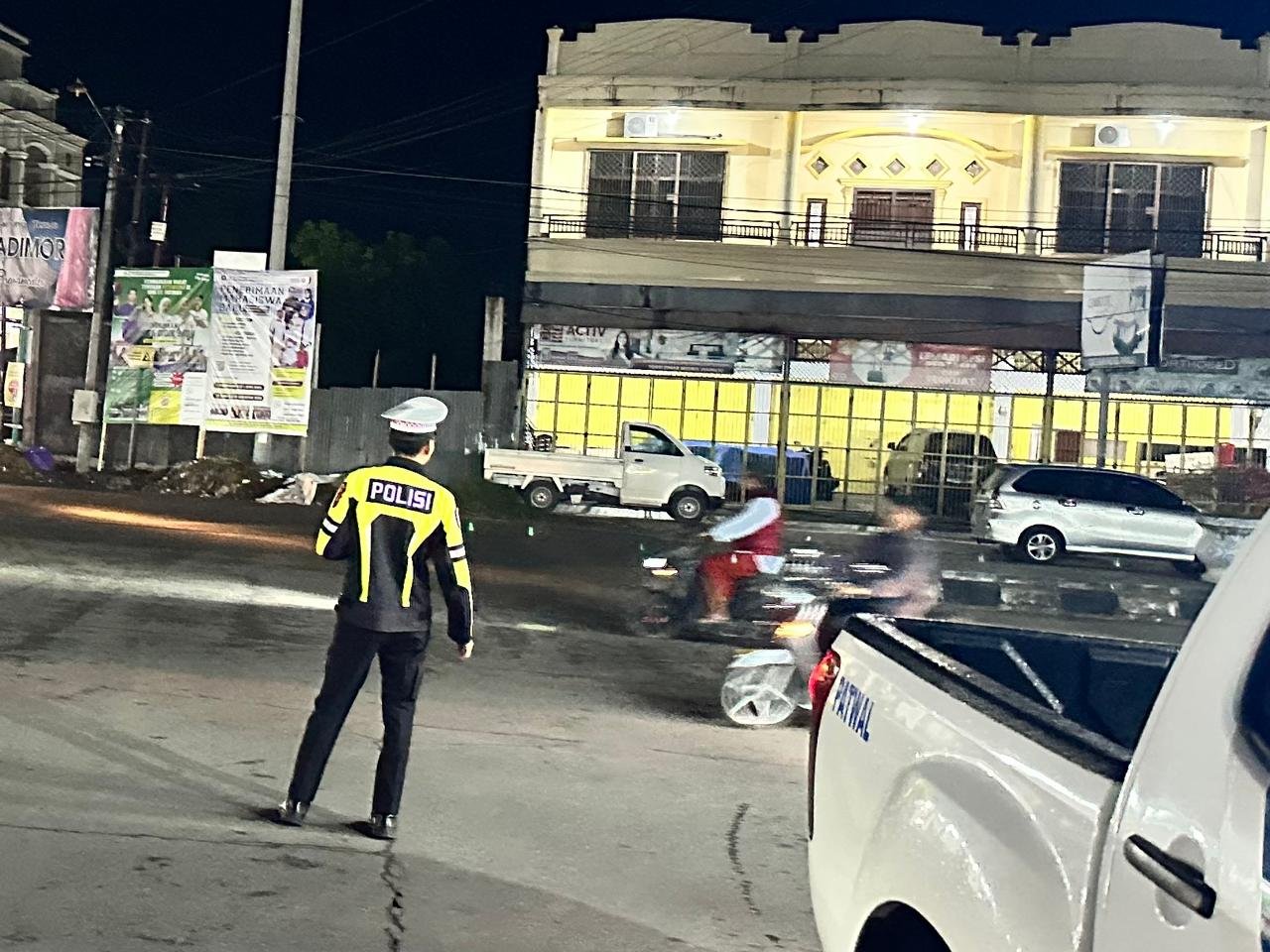 Patroli Blue Light Polresta Mamuju Digelar Malam Hari, Polisi Pastikan Jalan Aman