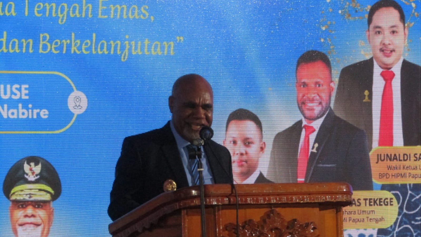 Wagub Papua Tengah, Deinas Geley: APBD Triliunan Tak Akan Mengubah Papua Tengah, Jika Pemudanya Tak Jadi Pengusaha