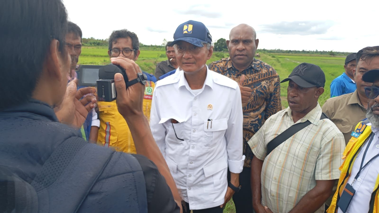 Kunjungi Sentra Sawah Merauke, Menteri PU Janjikan Infrastruktur Pertanian hingga 2029