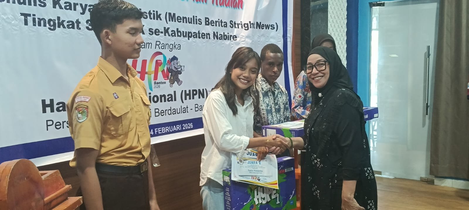 Kepala RRI Nabire di HPN 2026: “Gagal Menulis? Tulis Lagi!” Pesan Keras untuk Generasi Muda Papua