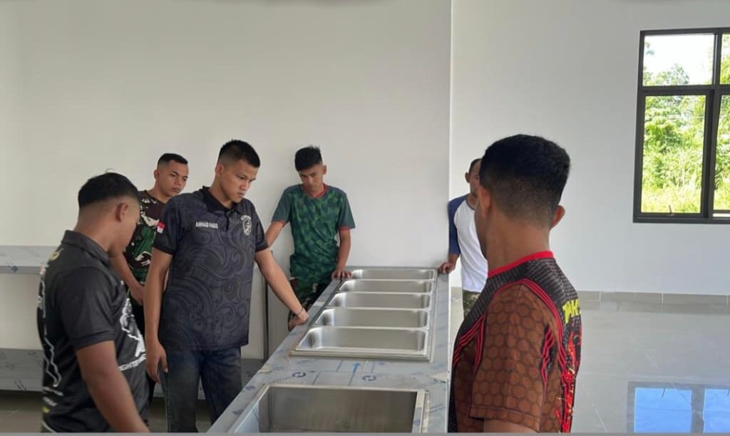 Dapur Modern Perkuat Logistik Yonif TP 804/DBAY, Komandan Batalyon: Prajurit Lebih Siap Bertugas