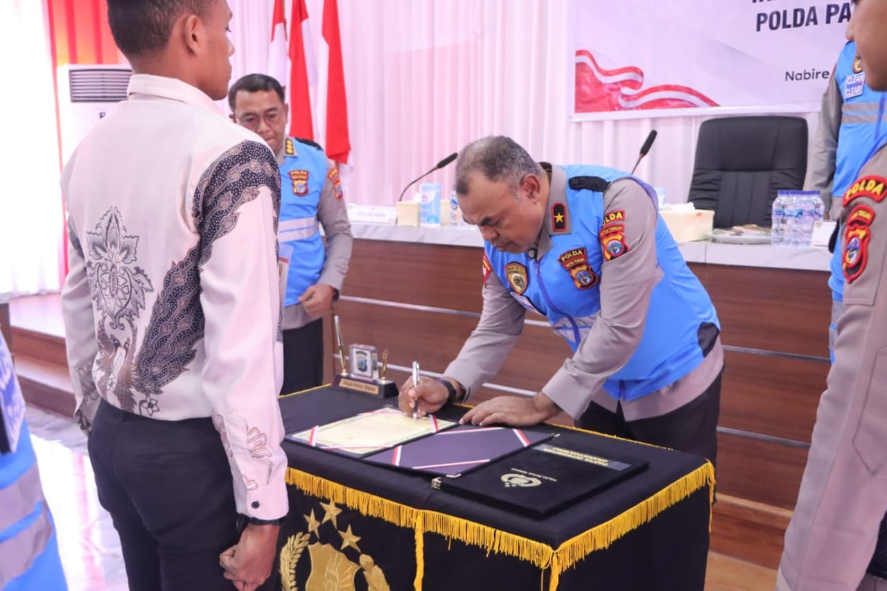 Tegas! Kapolda Papua Tengah Pimpin Sumpah dan Pakta Integritas Rekrutmen Polri 2026, Komitmen Sikat Praktik KKN