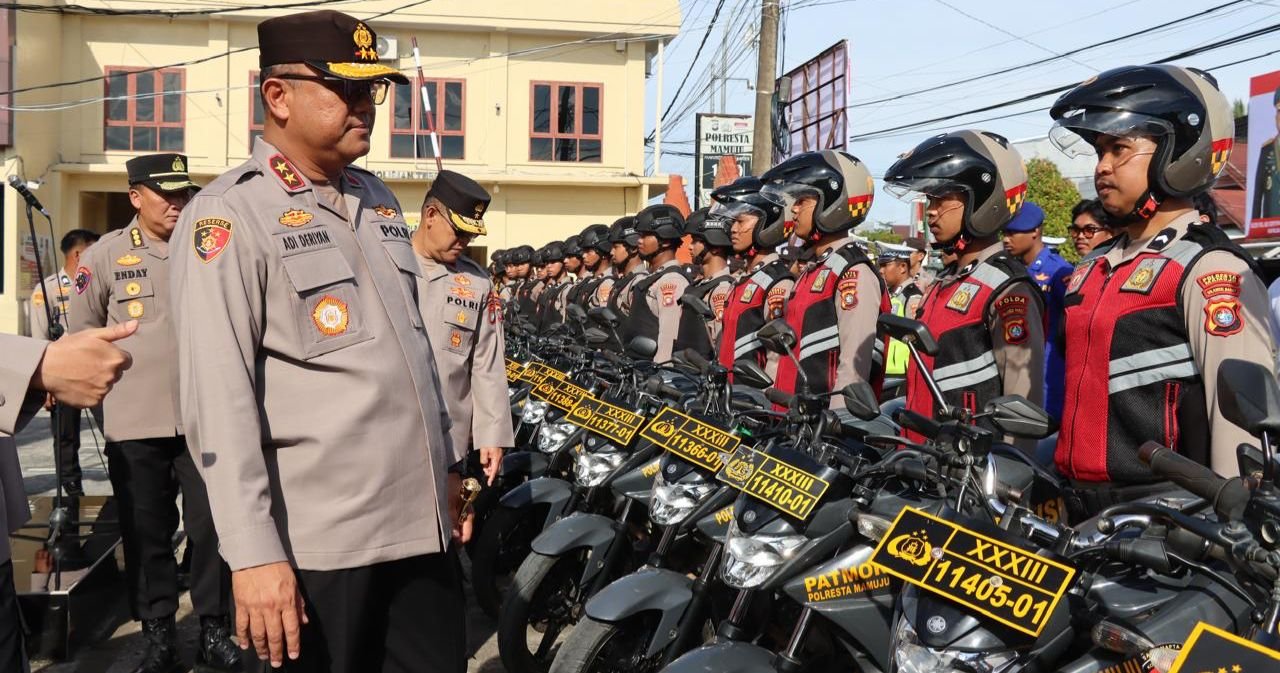 Kapolda Sulbar Sidak Polresta Mamuju, Cek Kesiapan Personel hingga Randis: “Pelayanan ke Masyarakat Tak Boleh Kendor!”
