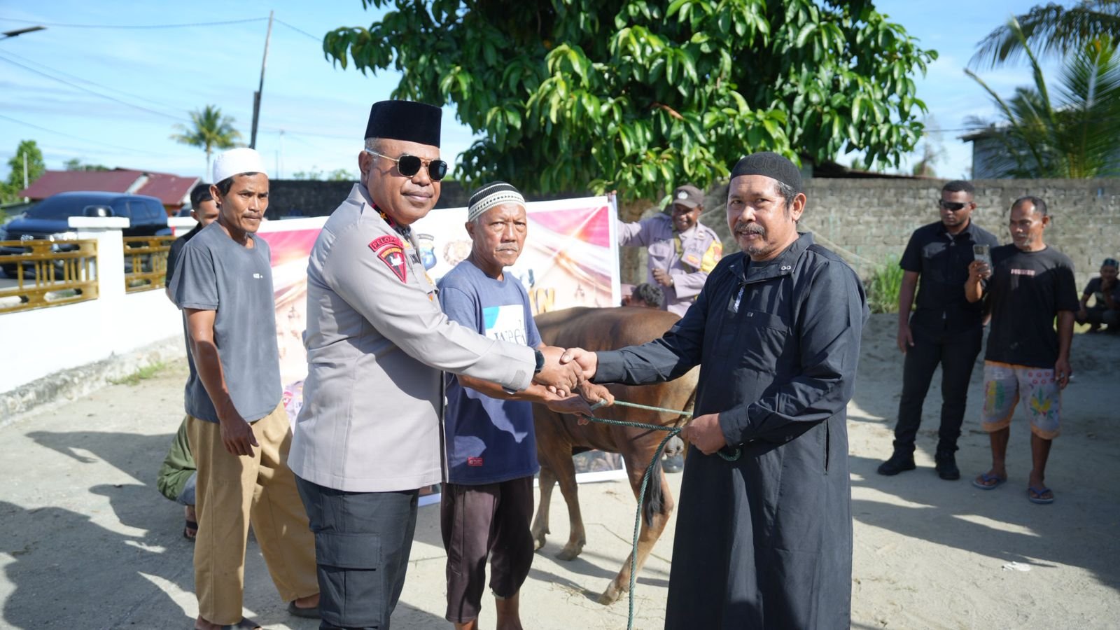 Kapolda Papua Tengah Kurban 3 Sapi untuk Warga Muslim Nabire, Pesan Persatuan di Idul Adha Jadi Sorotan