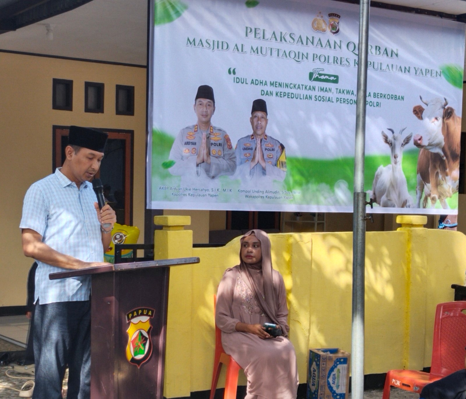 “Kapolres Yapen Serukan Semangat Kurban dan Kepedulian Sosial, Pesan Menyentuh di Momen Idul Adha 1447 Hijriah Jadi Sorotan”