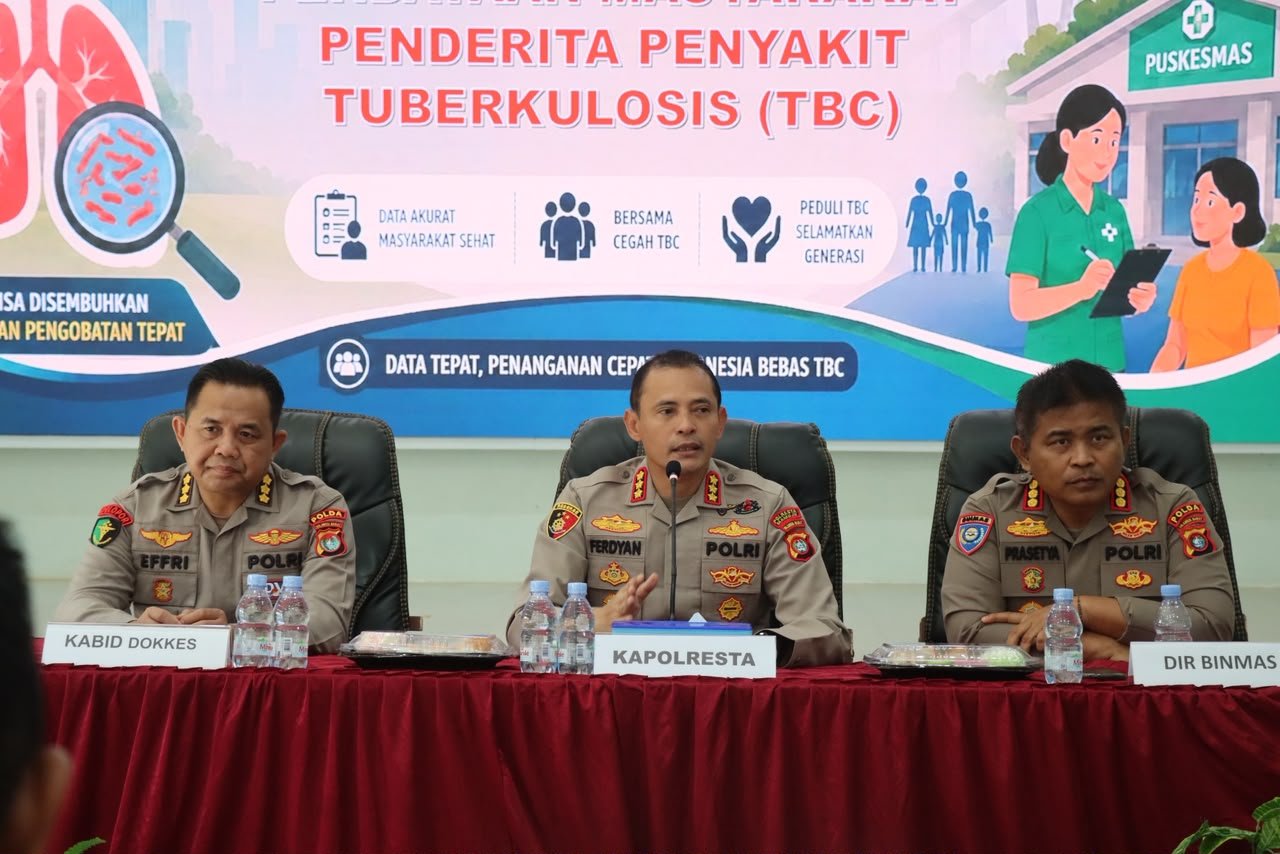 Polda Sulbar Turun Tangan! Perang Lawan TBC Dimulai dari Mamuju, Polisi dan Dinkes Bersatu Kejar Target Indonesia Bebas Tuberkulosis