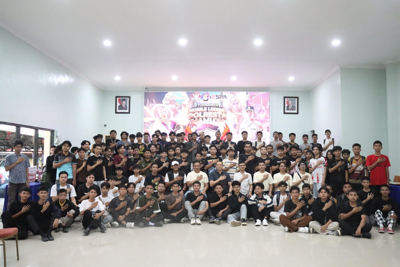 Kapolresta Mamuju Buka Turnamen E-Sport Kapolri Cup, 120 Gamer Gen Z Berebut Tiket ke Level Polda
