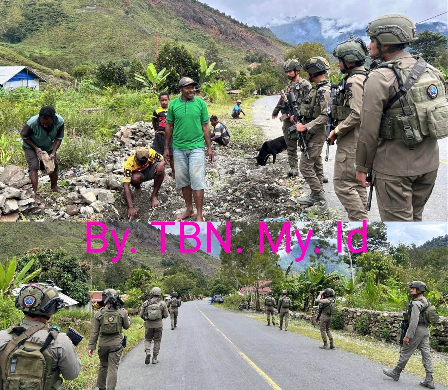 Ops Damai Cartenz Turun Langsung ke Permukiman, Warga Puncak Jaya Sambut Hangat Patroli Humanis