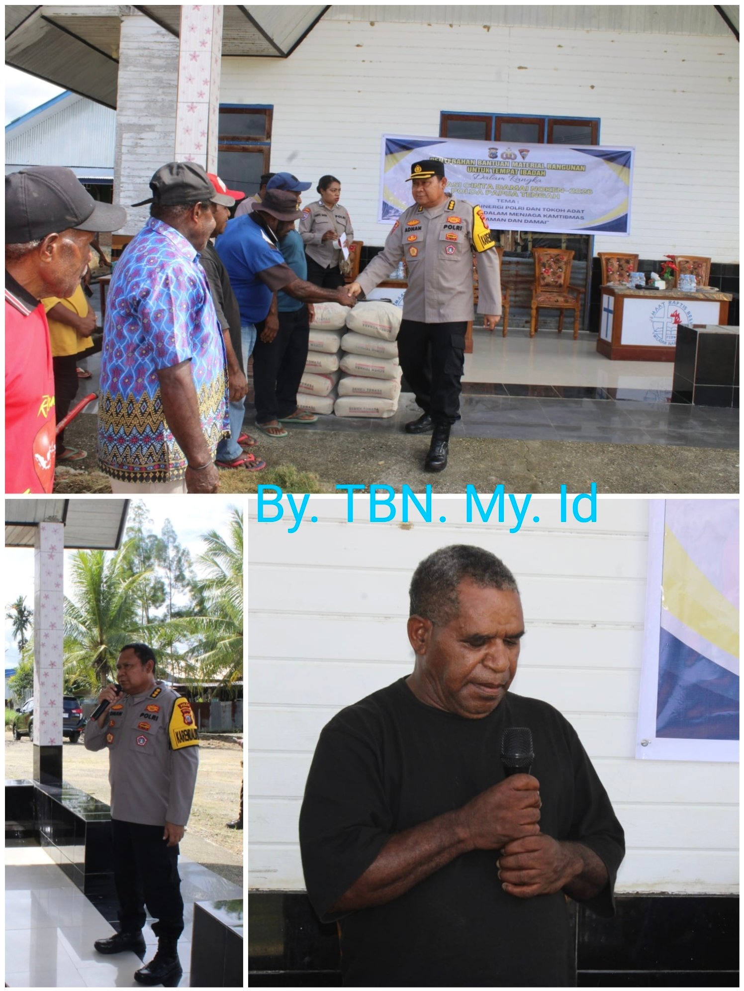 Operasi Cinta Damai Noken 2026 Bantu Pembangunan Gereja Baptis Bee di Nabire Barat