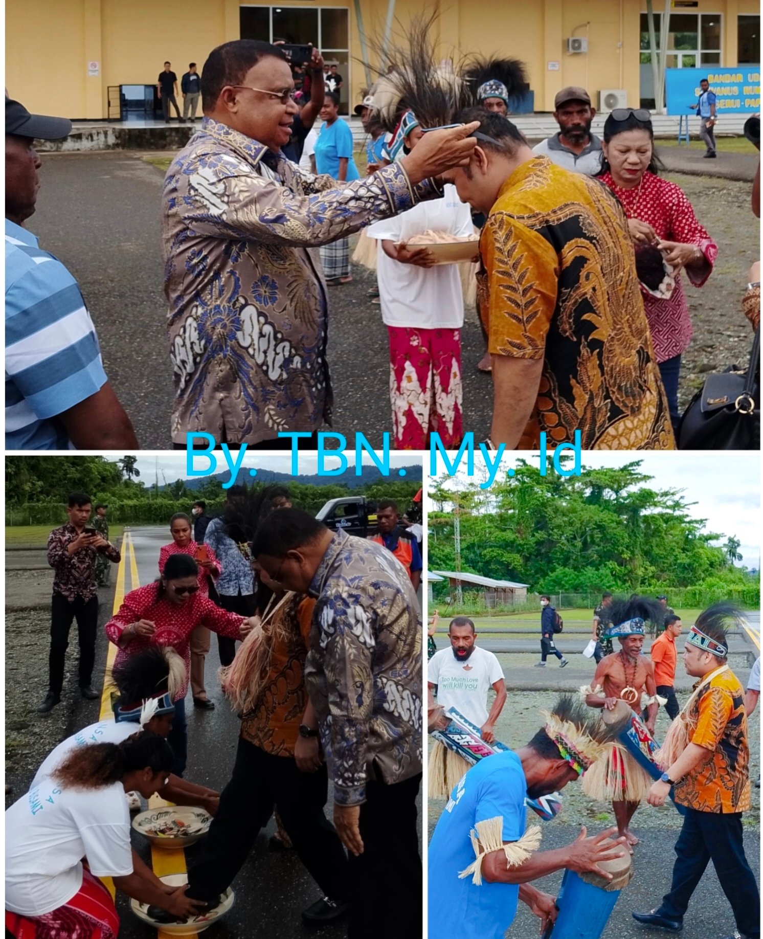 Disambut Bak Tokoh Besar! Kajari Baru Yapen Mico Wiranto Sitohang Injak Tanah Saireri, Bupati Pasang Mahkota Cendrawasih