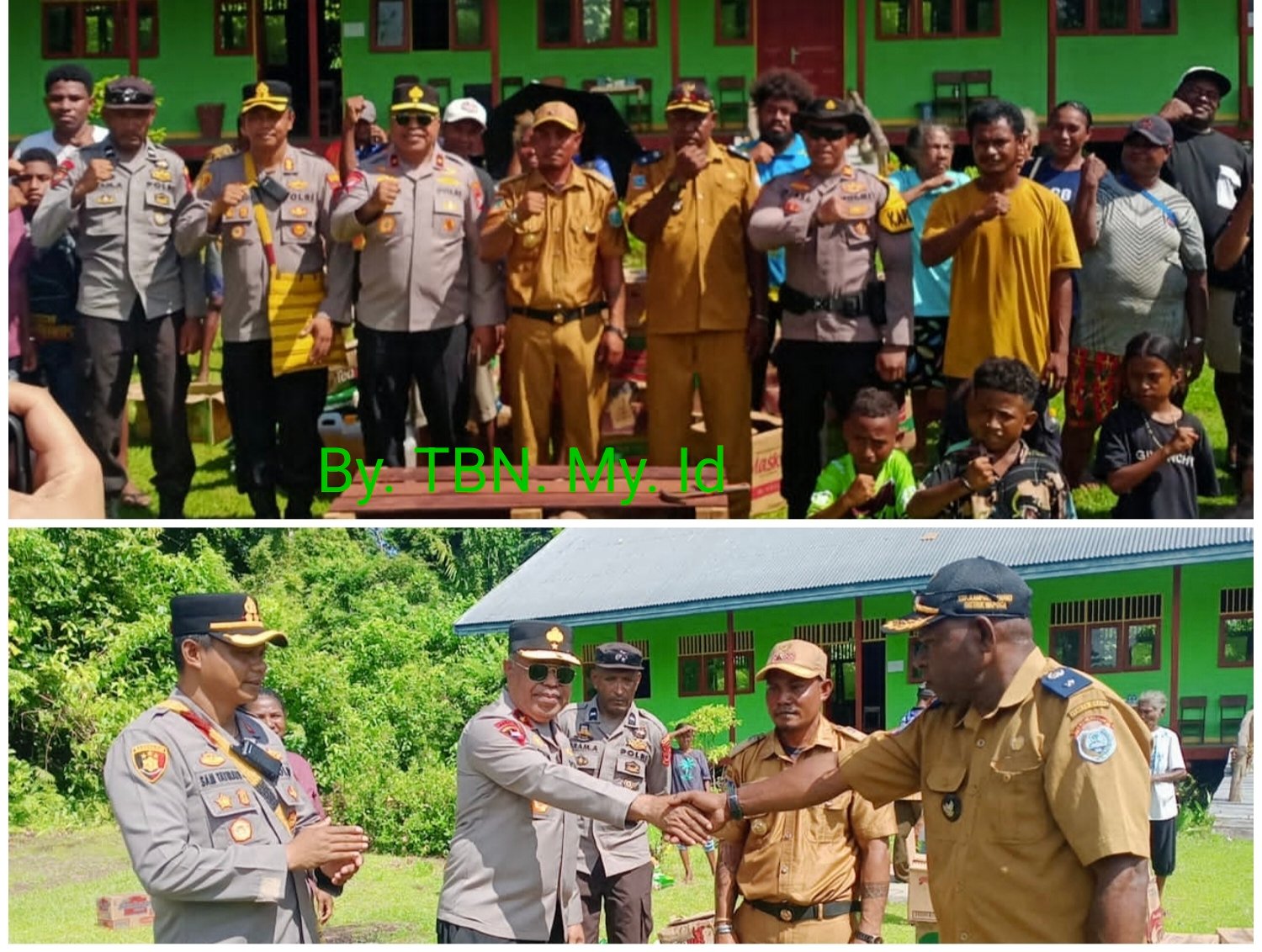 Kapolda Papua Tengah Datang Langsung ke Wapoga, Bagi Sembako dan Bibit Babi untuk Warga: Pesan Kuat Jaga Keamanan hingga Tingkat Kampung