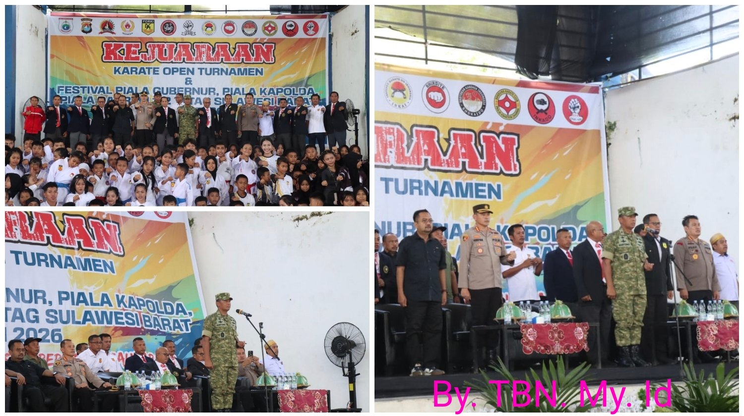 Ratusan Karateka Padati GOR Manakarra, Kejuaraan Piala Gubernur-Kapolda-Danrem Sulbar 2026 Resmi Dibuka, Siapkan Calon Bintang PON dan Nasional
