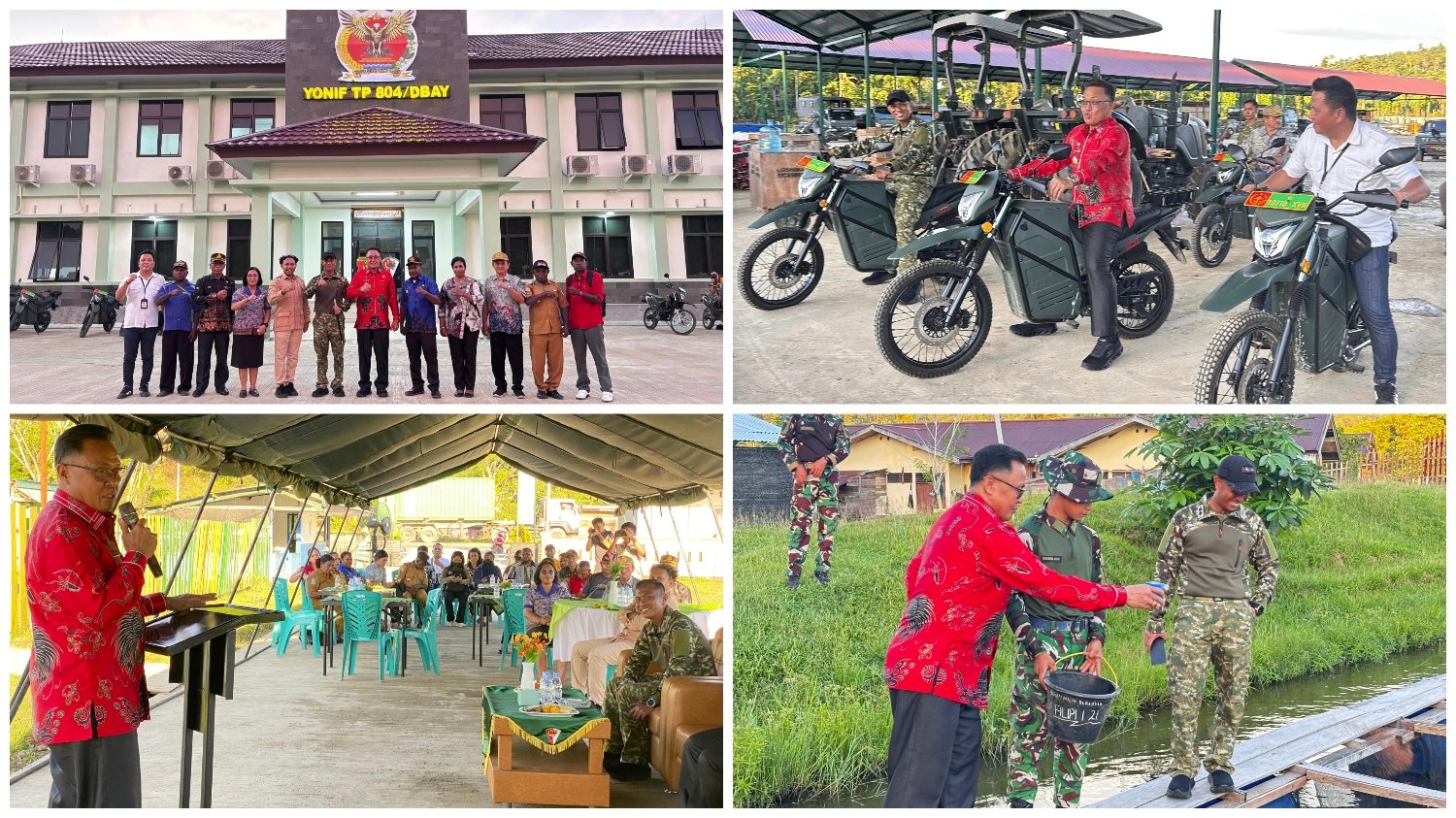 Dari Markas TNI ke Meja Makan Rakyat, Panen Raya Lele Yonif 804/DBAY Tuai Apresiasi Pemda