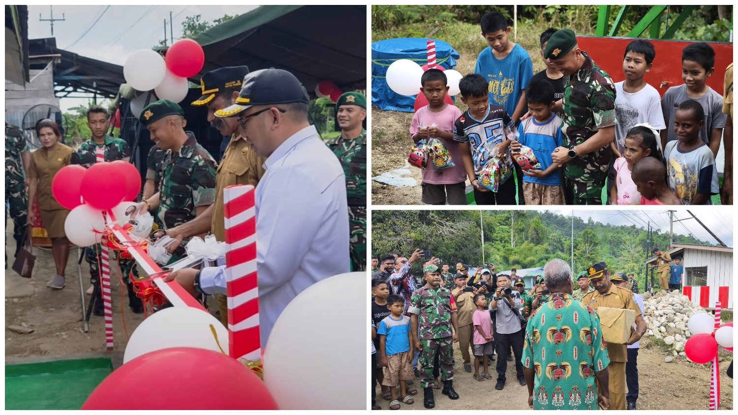 Air Bersih Akhirnya Mengalir di Waharia, Yonif TP 804/DBAY Wujudkan Harapan Warga Papua Tengah Lewat Sumur Bor