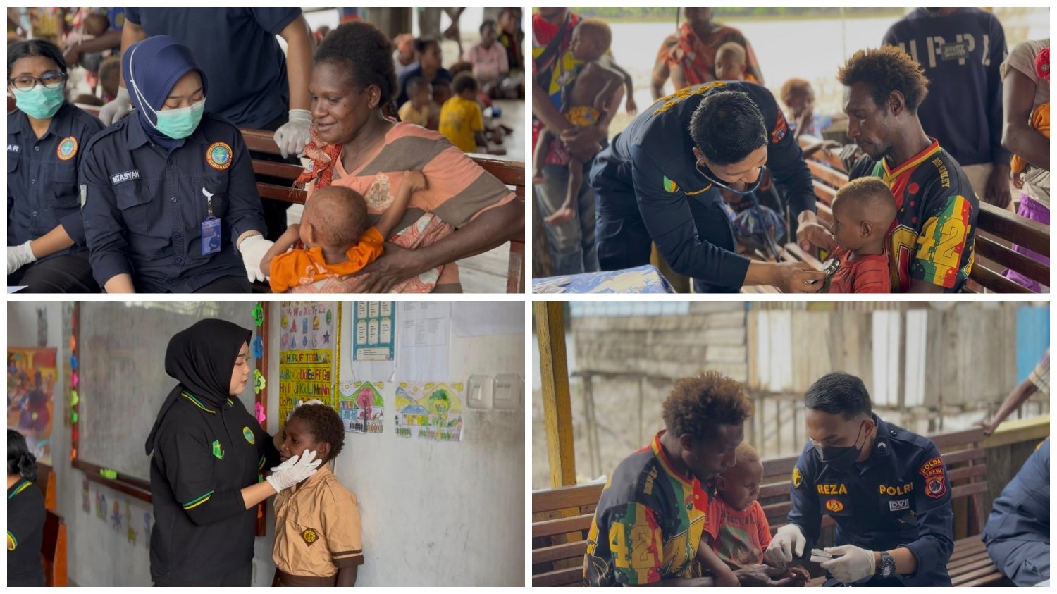 Hari Bhayangkara ke-80, Polda Papua Tengah Bikin Gebrakan! Ratusan Warga Serbu Bakti Kesehatan Gratis, Kapolda Siapkan Mobile Clinic hingga Pelosok Papua