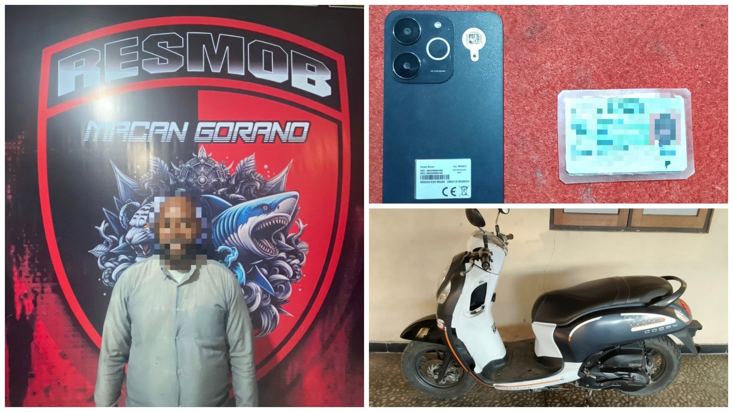 Terungkap! Pria di Nabire Ditangkap Saat Kendarai Motor Hasil Curanmor, Ngaku Beli 3 Juta dari Orang Tak Dikenal