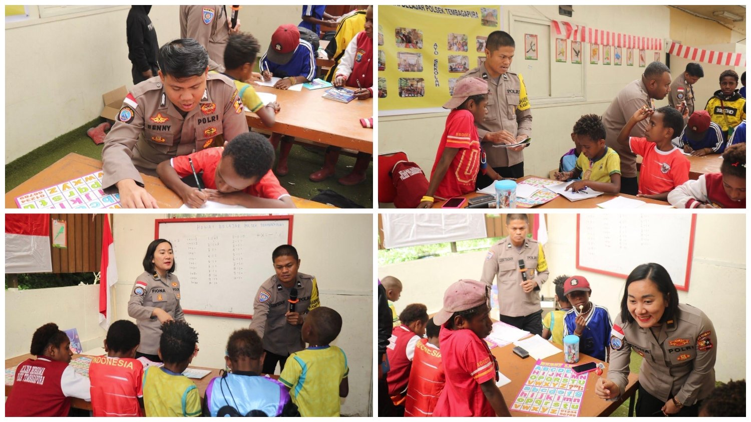 Menginspirasi! Anak-anak Tembagapura Belajar Tata Surya dan Mengenal Dunia Bersama Ops Damai Cartenz, Membuka Wawasan dan Menumbuhkan Mimpi Besar Generasi Muda Papua