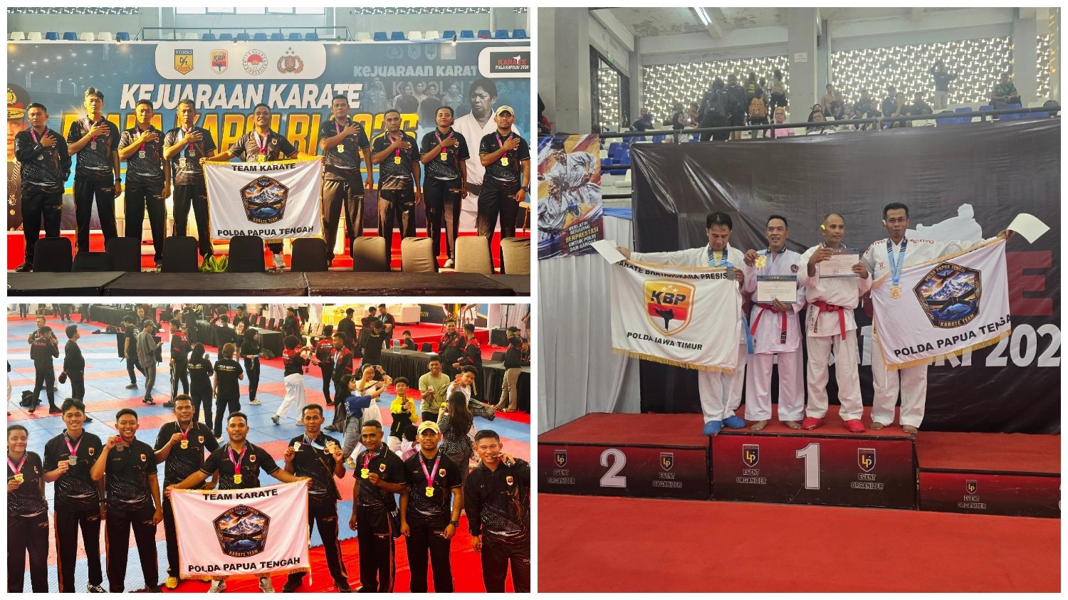 Senyuman Kapolda Brigjen Jermias Rontini! Bangga Tim Karate Polda Papua Tengah, Borong 12 Medali di Ajang “Kapolri Cup 2026”