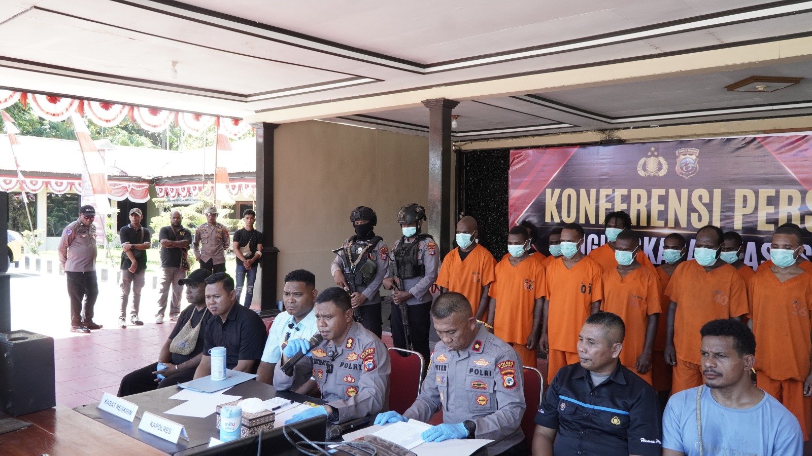 14 Tersangka Diungkap dalam Konferensi Pers. Kapolres: Jangan Tinggalkan Kunci Motor!